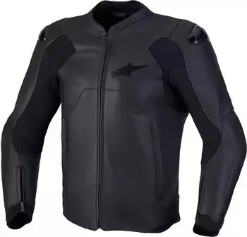 Alpinestars Caliber V2 Motorrad Lederjacke black/black