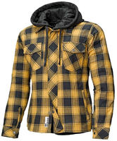 Held 062010-00/004-M, Held Lumberjack II Motorrad-Flanellhemd schwarz-gelb