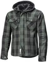 Held 062010-00/018-M, Held Lumberjack II Motorrad-Flanellhemd schwarz-gr&uuml;n