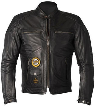 Helston's Tracker Rag Leather Jacket Black