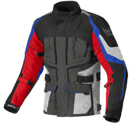 Berik Safari Jacke schwarz/rot/blau
