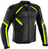 RST Sabre Airbag Leather Jacket Black/Yellow