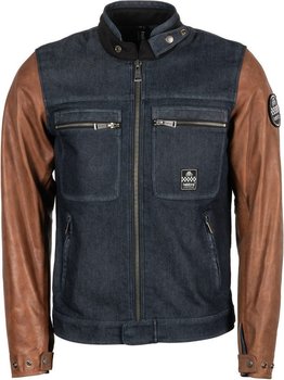 Helston's Winston Jacket denim/brown