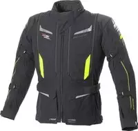 B&uuml;se 116920-48, B&uuml;se Agadir Motorrad Textiljacke Schwarz Gelb male