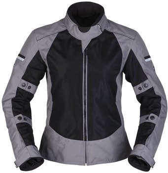 Modeka Veo Air Damenjacke schwarz/grau