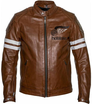 Helston's Jake Speed Leather Jacket Camel/White