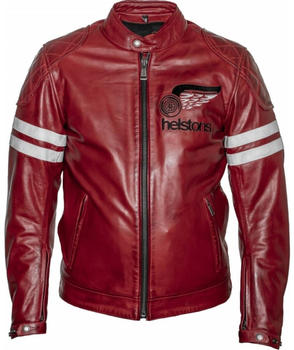Helston's Jake Speed Leather Jacket red/white