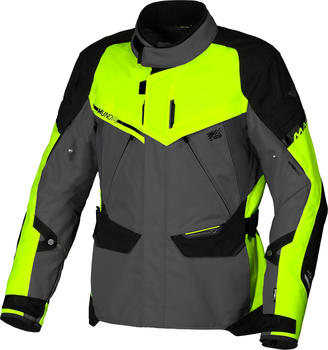 Macna Mundial Jacket anthracite/black/yellow