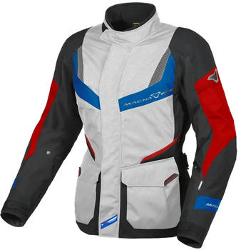 Macna Rancher Lady Jacket light grey/blue/red
