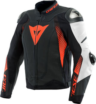 Dainese Super Speed 4 Jacket black-matt/white/fluo-red