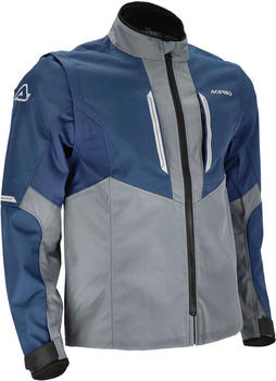 Acerbis X/Duro Motocross Jacke grau/blau