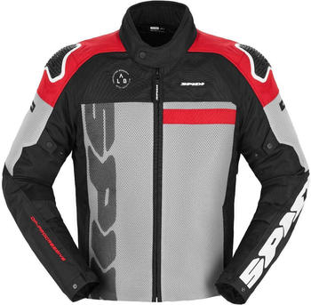Spidi Progressive Net WindOut Jacke schwarz/grau/rot