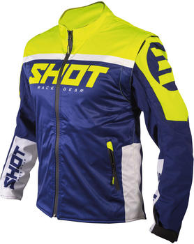 Shot Softshell Lite 2.0 Motocross Jacke blau/gelb