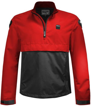 Blauer HT Spring Pull Jacke rot/blau
