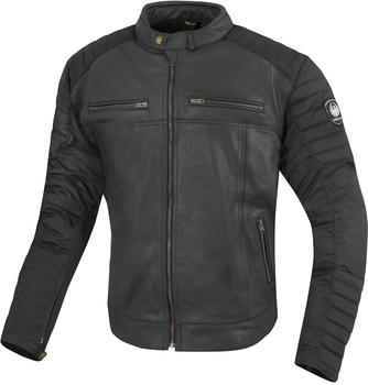 Merlin Ridge Lederjacke schwarz