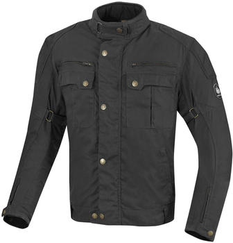 Merlin Perton Wachsjacke schwarz