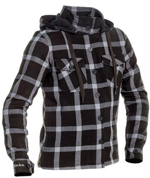Richa Lumber Kapuzenjacke Damen Schwarz/Grau