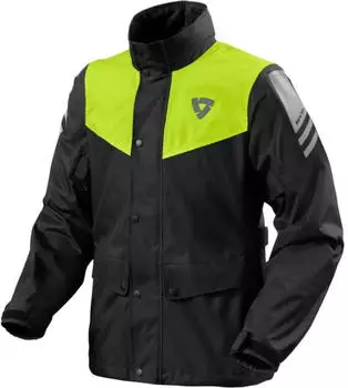 REV'IT! Nitric 4 H2O Rain Jacket black/Neon yellow