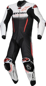 Alpinestars GP-R7 Leather Suit 1pc. white/black/red fluo