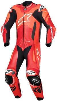 Alpinestars Gp Plus V4 Sprint 1Pc Leather Suit Red Fluo/Mid Red/White