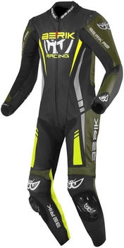 Berik Absolute GP 1-Teiler Motorrad Lederkombi (LS1-171334FR) schwarz-grün-gelb