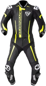Mugen Race Mucho 2-Teiler Motorrad Lederkombi (LS2-MNR-1911) schwarz-weiss-gelb
