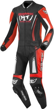 Berik Absolute GP2 2-Teiler Motorrad Lederkombi (LS2-171334FR) schwarz-weiss-rot