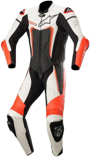 Alpinestars Motegi V3 weiß/ schwarz/ neonrot 1 tlg.