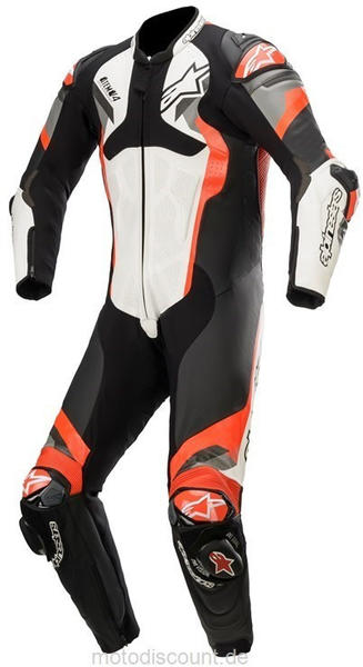 Alpinestars Atem V4 1tlg. schwarz/weiß/neonrot