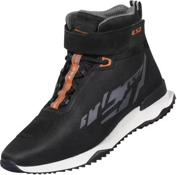 LS2 Acrux Motorcycle Shoes black/orange fluo