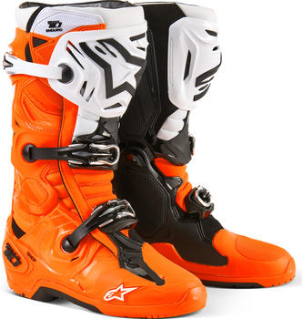 Alpinestars Tech 10 Boot orange/black/white