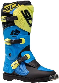 Sidi Off-road Flame Junior Boots blue/black/yellow