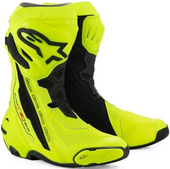 Alpinestars Supertech R Vented Boots neon yellow/black