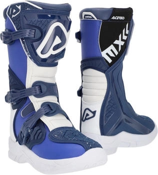 Acerbis X/Team JR Kinder Motocross Stiefel weiss/blau