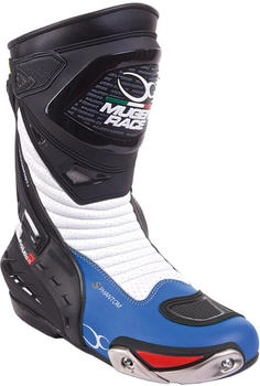 Mugen Race Sphantom 2 perforierte Stiefel schwarz/weiss/blau