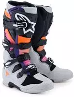 Alpinestars 2012025-1594-11, Alpinestars Tech 7 Motocross Stiefel Schwarz Grau...