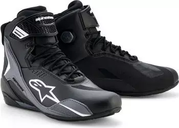 Alpinestars Faster 4 Drystar wasserdichte Schuhe schwarz/grau/weiss