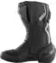 Bogotto Carta Race perforierte Damen Stiefel schwarz/weiss