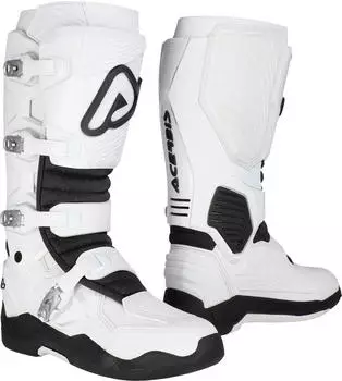 Acerbis Whoops Logo Motocross Stiefel schwarz/weiss