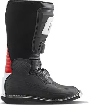 Gaerne SGJ Jugend Motocross Stiefel schwarz/weiss/rot