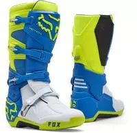 Fox Motocross-Stiefel Motion 43 Blau/Gelb