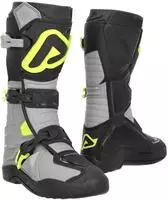 Acerbis 0027531.444.042, Acerbis X-Team 2.0, Stiefel - Grau/Schwarz/Neon-Gelb - 42 EU