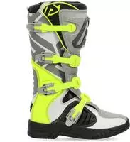 Acerbis 0022999.290.045, Acerbis X-Team, Stiefel - Grau/Neon-Gelb - 45 EU