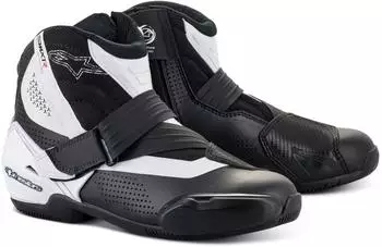 Alpinestars SMX-1 R V2 Bel&uuml;fteter Motorradschuh schwarz/wei&szlig; (2224021-12)