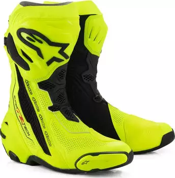 Alpinestars Supertech R Vented Motorradstiefel schwarz/gelb (2220121-551)