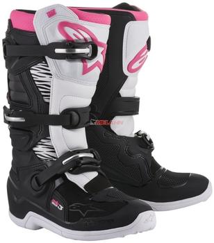 Alpinestars Stella Tech 3 Women's Boot schwarz/weiß/pink