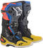 Alpinestars Tech 10 Boot Black/Yellow/Blue/Red
