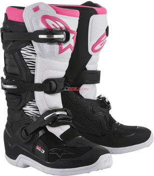 Alpinestars Stella Tech 3 Women's Boot schwarz/weiß/pink