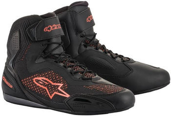 Alpinestars Faster 3-Rideknit Boots Black/Red Fluo