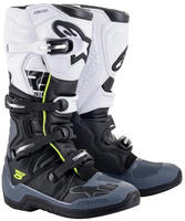 Alpinestars 2015015-102-16, Alpinestars Tech 5 Motocross Stiefel Schwarz Grau Weiss